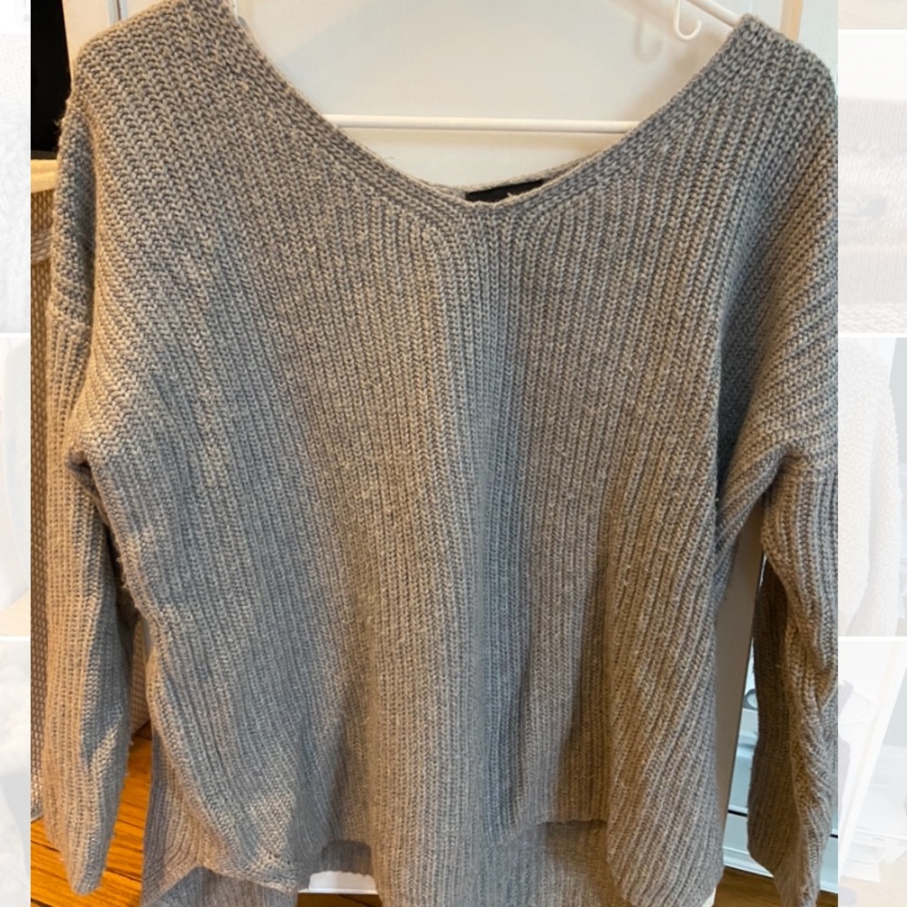 TopShop cozy grey sweater